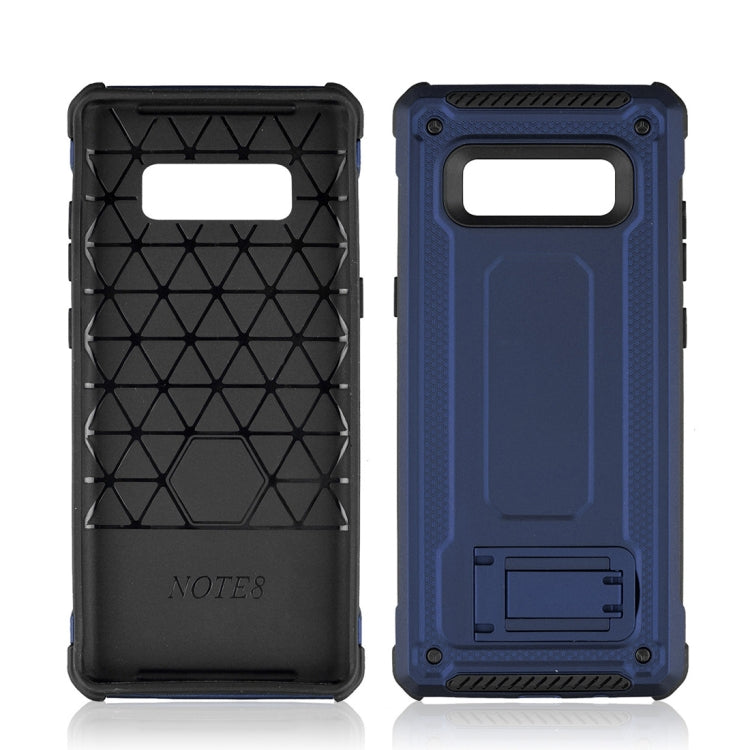 For Galaxy Note 8 Ultra-thin Shockproof TPU + PC Protective Back Case with Holder