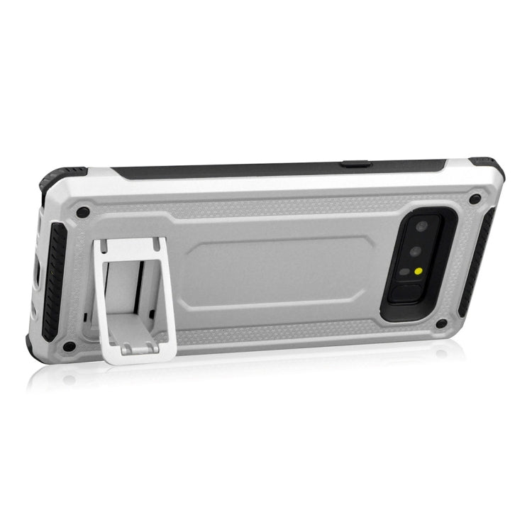 For Galaxy Note 8 Ultra-thin Shockproof TPU + PC Protective Back Case with Holder