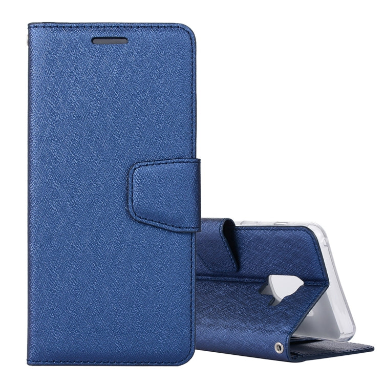 Silk Texture Horizontal Flip Leather Case for Galaxy J2 Pro (2018) / J4 (2018) / J6 (2018) (EU Version), with Holder & Card slots & Wallet & Photo Frame