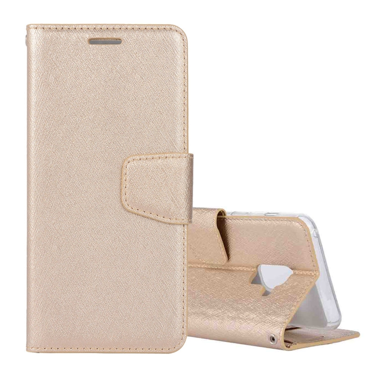 Silk Texture Horizontal Flip Leather Case for Galaxy J2 Pro (2018) / J4 (2018) / J6 (2018) (EU Version), with Holder & Card slots & Wallet & Photo Frame