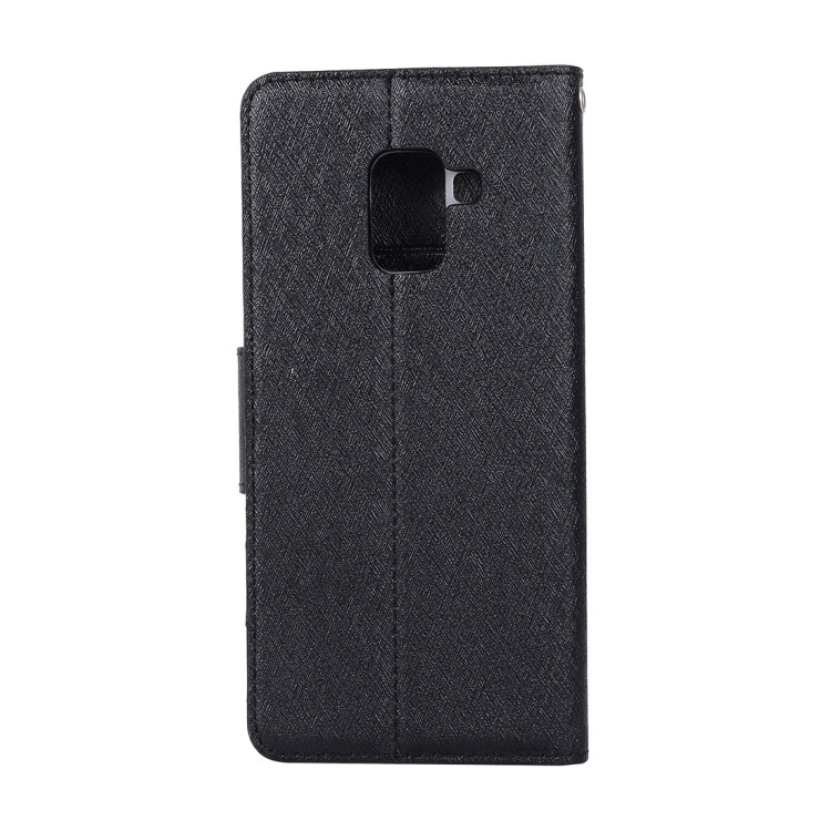 Silk Texture Horizontal Flip Leather Case for Galaxy A9 Star / A8 Star, with Holder & Card slots & Wallet & Photo Frame