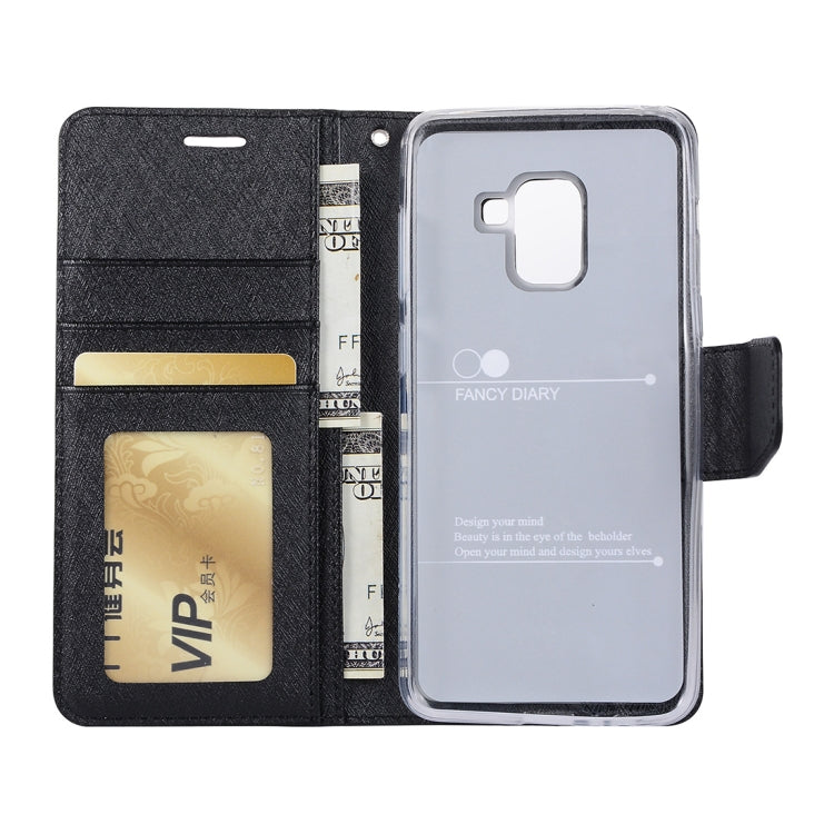 Silk Texture Horizontal Flip Leather Case for Galaxy A9 Star / A8 Star, with Holder & Card slots & Wallet & Photo Frame