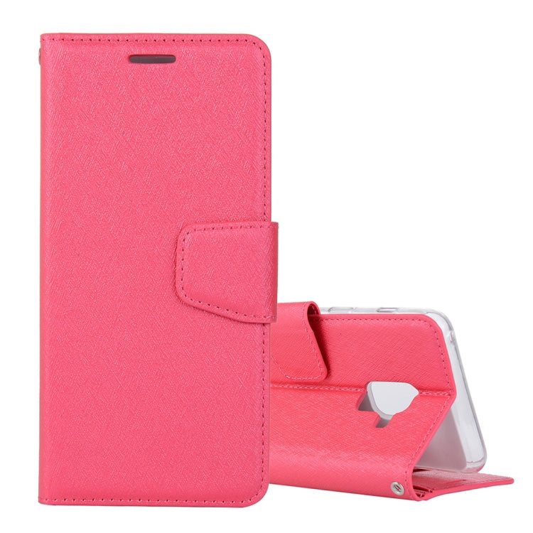 Silk Texture Horizontal Flip Leather Case for Galaxy J8 (2018) (EU Version), with Holder & Card slots & Wallet & Photo Frame