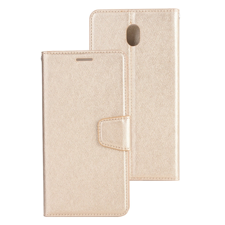 Silk Texture Horizontal Flip Leather Case for Galaxy J8 (2018) (US Version), with Holder & Card slots & Wallet & Photo Frame