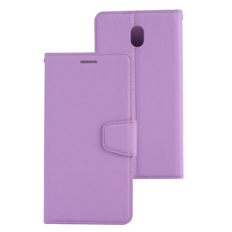 Silk Texture Horizontal Flip Leather Case for Galaxy J8 (2018) (US Version), with Holder & Card slots & Wallet & Photo Frame