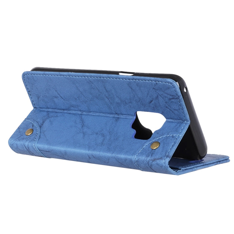 Copper Buckle Retro Crazy Horse Texture Horizontal Flip Leather Case for Galaxy S9, with Holder & Card Slots & Wallet