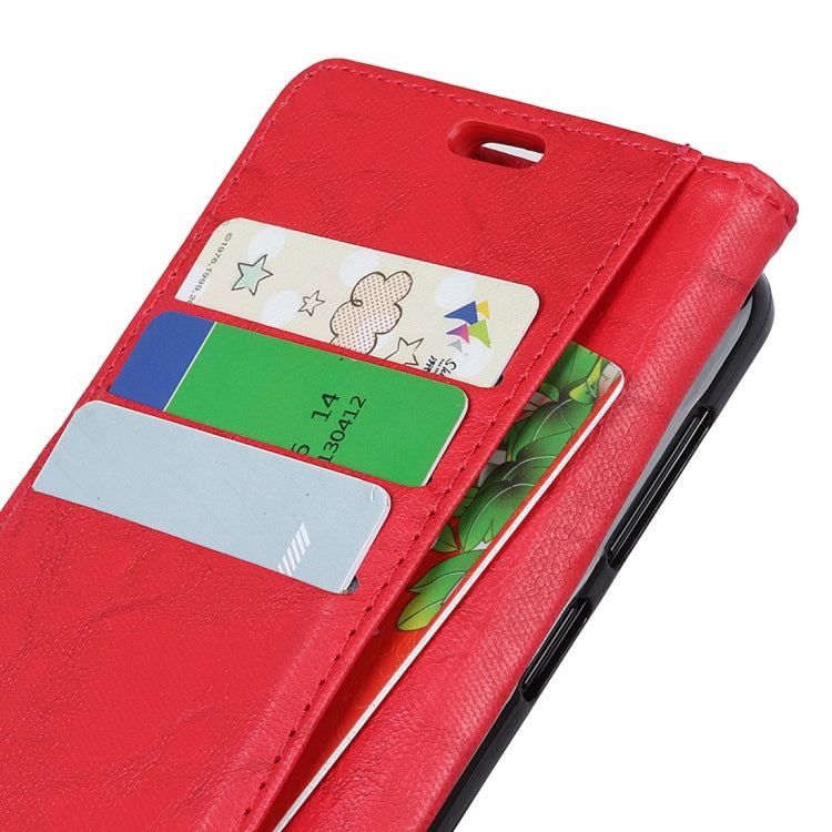 Copper Buckle Retro Crazy Horse Texture Horizontal Flip Leather Case for Galaxy S9, with Holder & Card Slots & Wallet