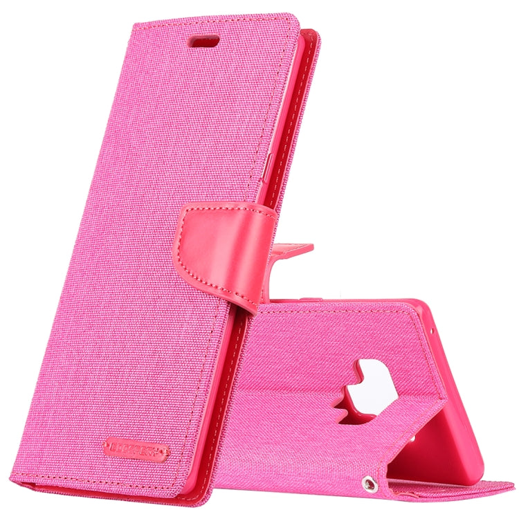 GOOSPERY FANCY DIARY Horizontal Flip Leather Case for Galaxy Note 9, with Holder & Card Slots & Wallet
