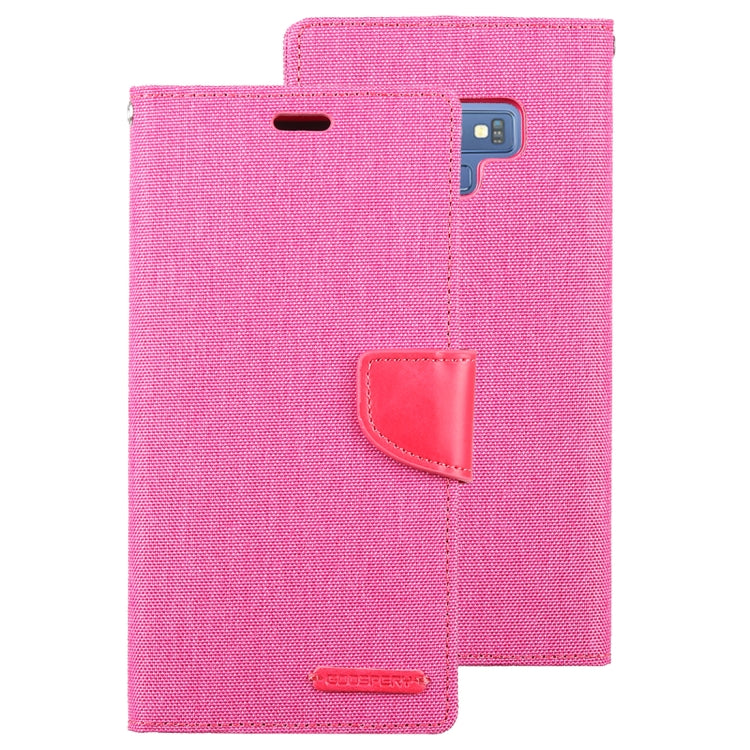 GOOSPERY FANCY DIARY Horizontal Flip Leather Case for Galaxy Note 9, with Holder & Card Slots & Wallet