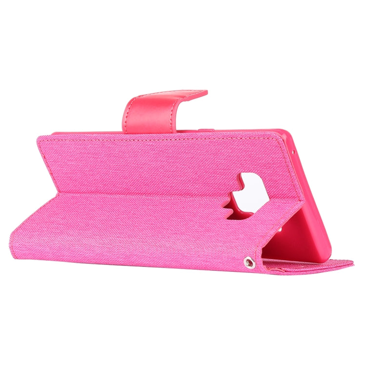 GOOSPERY FANCY DIARY Horizontal Flip Leather Case for Galaxy Note 9, with Holder & Card Slots & Wallet
