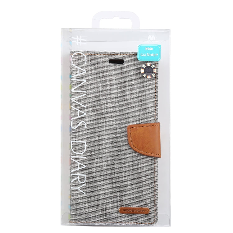 GOOSPERY FANCY DIARY Horizontal Flip Leather Case for Galaxy Note 9, with Holder & Card Slots & Wallet