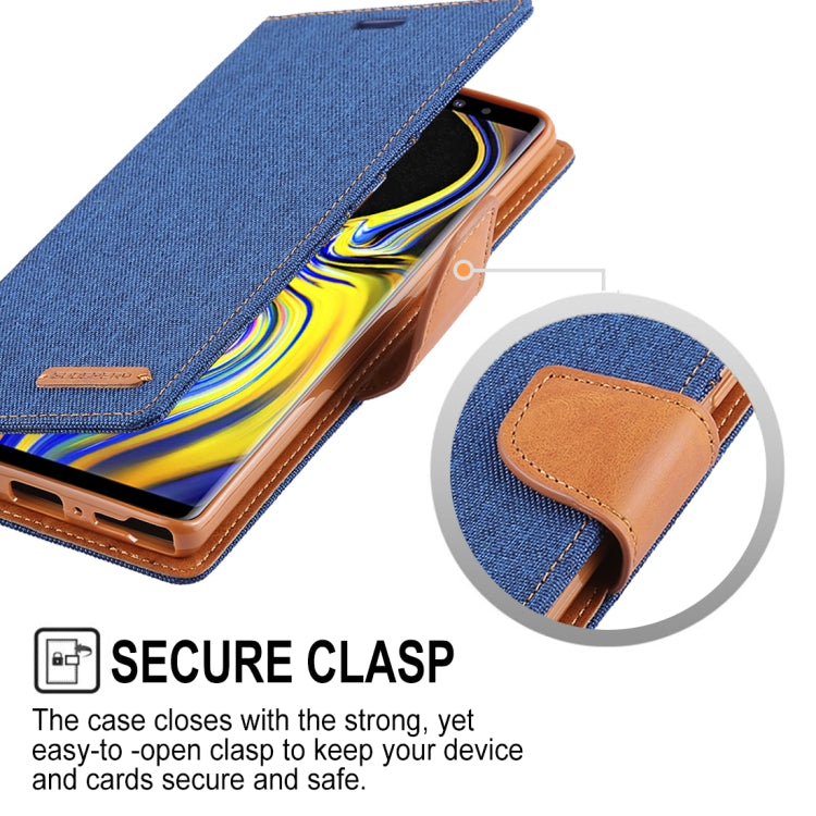 GOOSPERY FANCY DIARY Horizontal Flip Leather Case for Galaxy Note 9, with Holder & Card Slots & Wallet