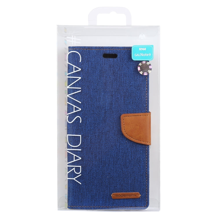 GOOSPERY FANCY DIARY Horizontal Flip Leather Case for Galaxy Note 9, with Holder & Card Slots & Wallet
