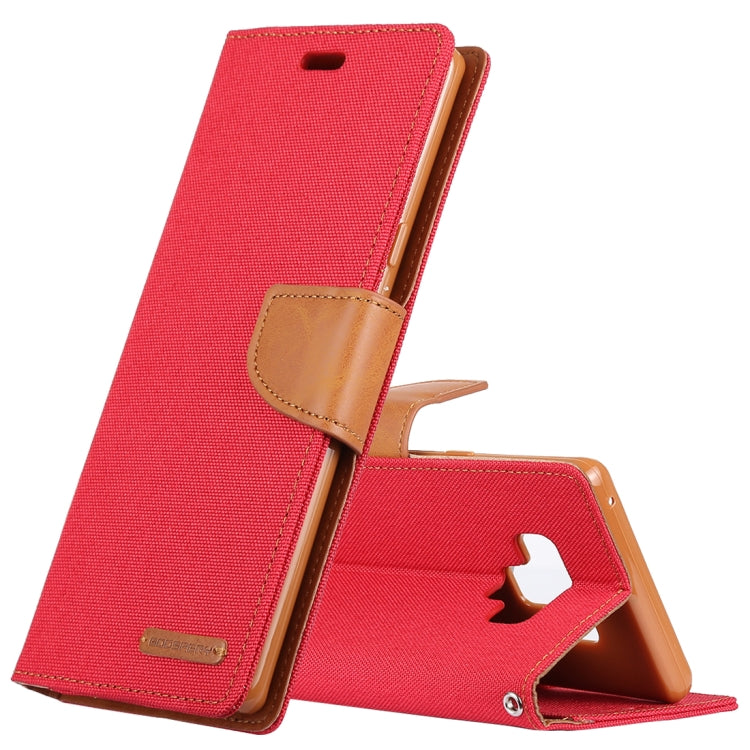 GOOSPERY FANCY DIARY Horizontal Flip Leather Case for Galaxy Note 9, with Holder & Card Slots & Wallet
