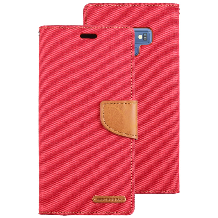 GOOSPERY FANCY DIARY Horizontal Flip Leather Case for Galaxy Note 9, with Holder & Card Slots & Wallet
