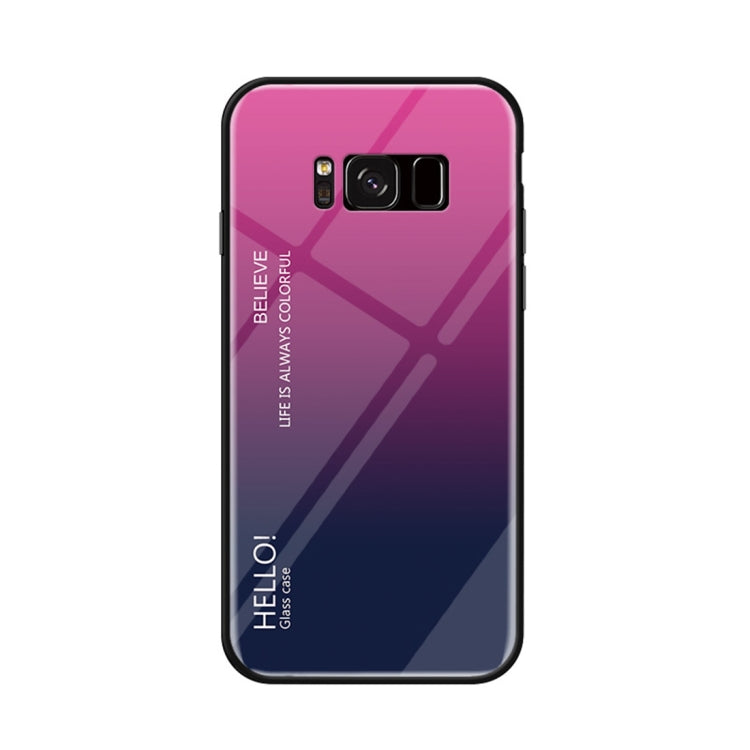 Gradient Color Glass Case for Galaxy S8+ / G955