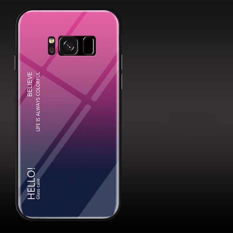 Gradient Color Glass Case for Galaxy S8+ / G955