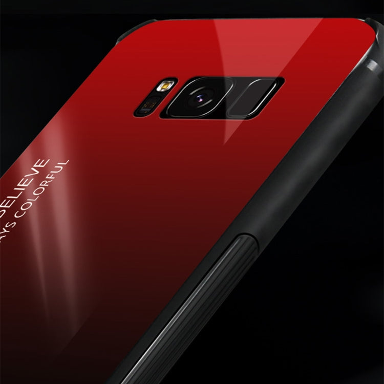 Gradient Color Glass Case for Galaxy S8+ / G955