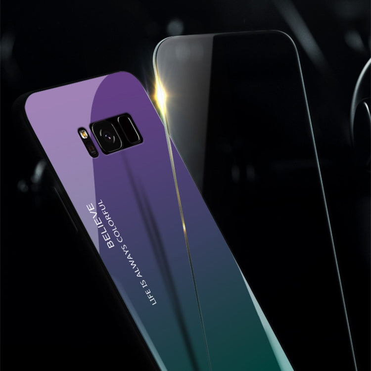 Gradient Color Glass Case for Galaxy S8+ / G955