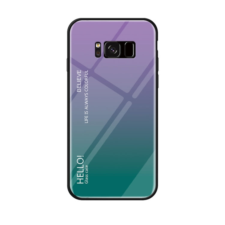 Gradient Color Glass Case for Galaxy S8+ / G955