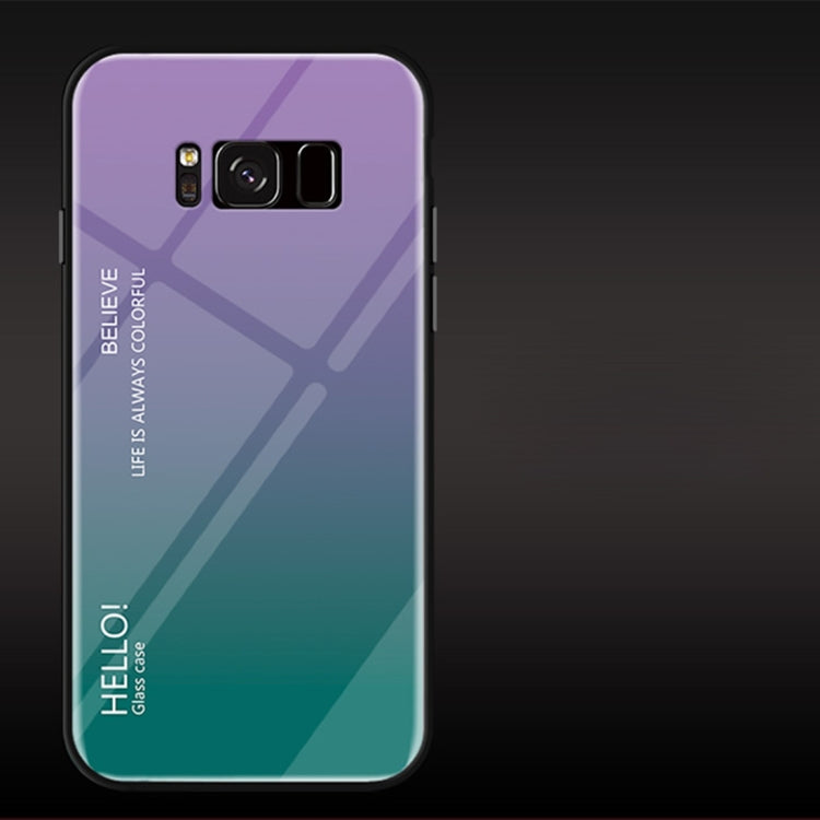 Gradient Color Glass Case for Galaxy S8+ / G955
