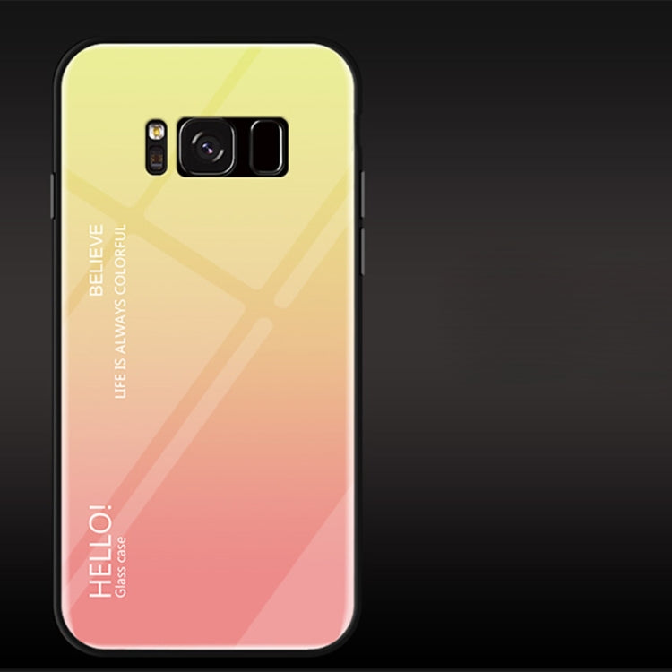Gradient Color Glass Case for Galaxy S8+ / G955