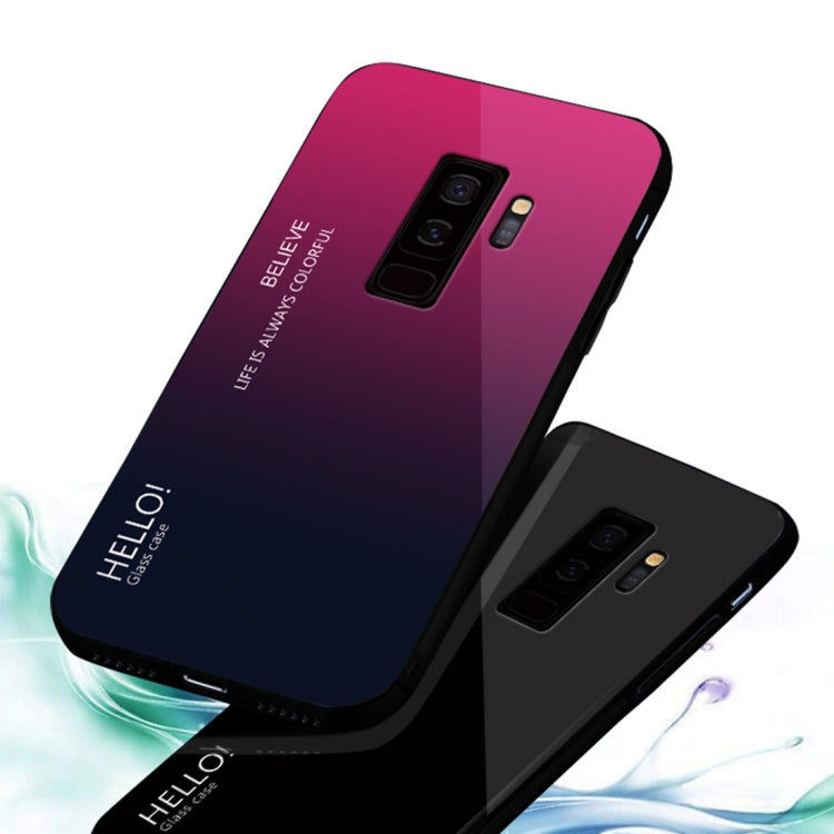 Gradient Color Glass Case for Galaxy S9+