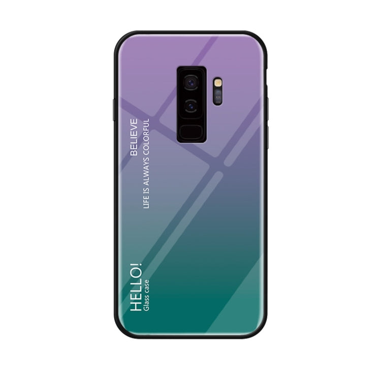 Gradient Color Glass Case for Galaxy S9+