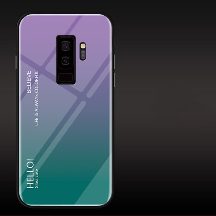 Gradient Color Glass Case for Galaxy S9+