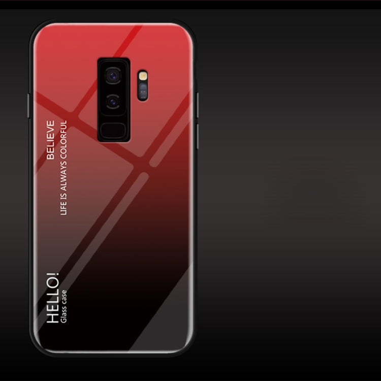 Gradient Color Glass Case for Galaxy S9+
