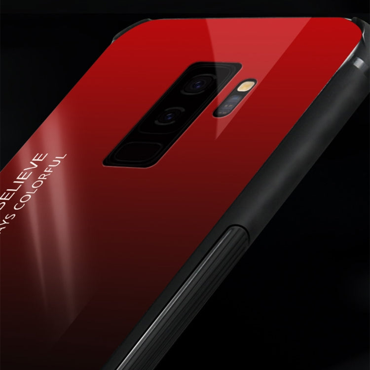 Gradient Color Glass Case for Galaxy S9+