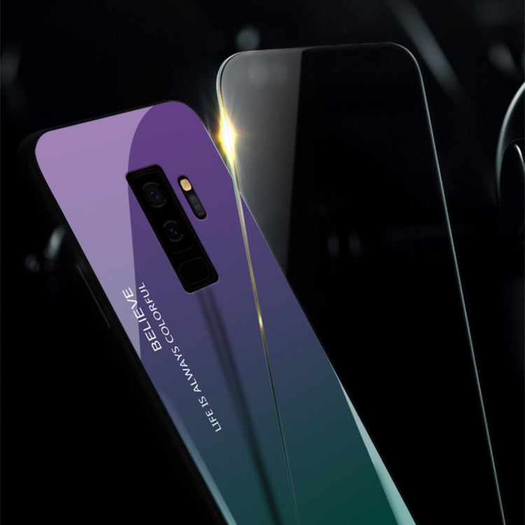 Gradient Color Glass Case for Galaxy S9+