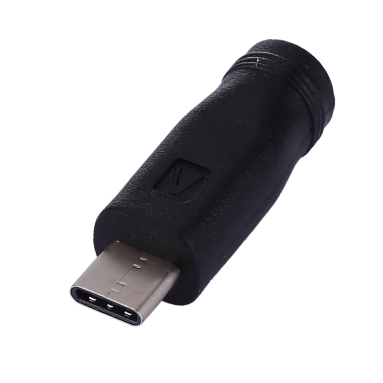 USB-C / Type-C Male to 5.5x2.1mm Female Connector Adapter, For Galaxy S8 & S8 + / LG G6 / Huawei P10 & P10 Plus / Oneplus 5 / Xiaomi Mi6 & Max 2 and other Smartphones(Black)