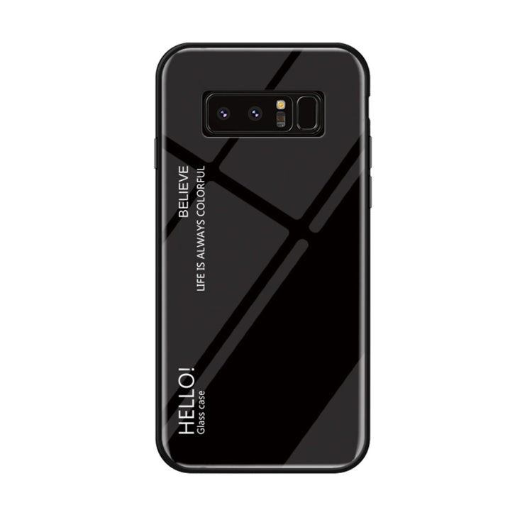 Gradient Color Glass Case for Galaxy Note 8