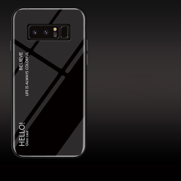 Gradient Color Glass Case for Galaxy Note 8