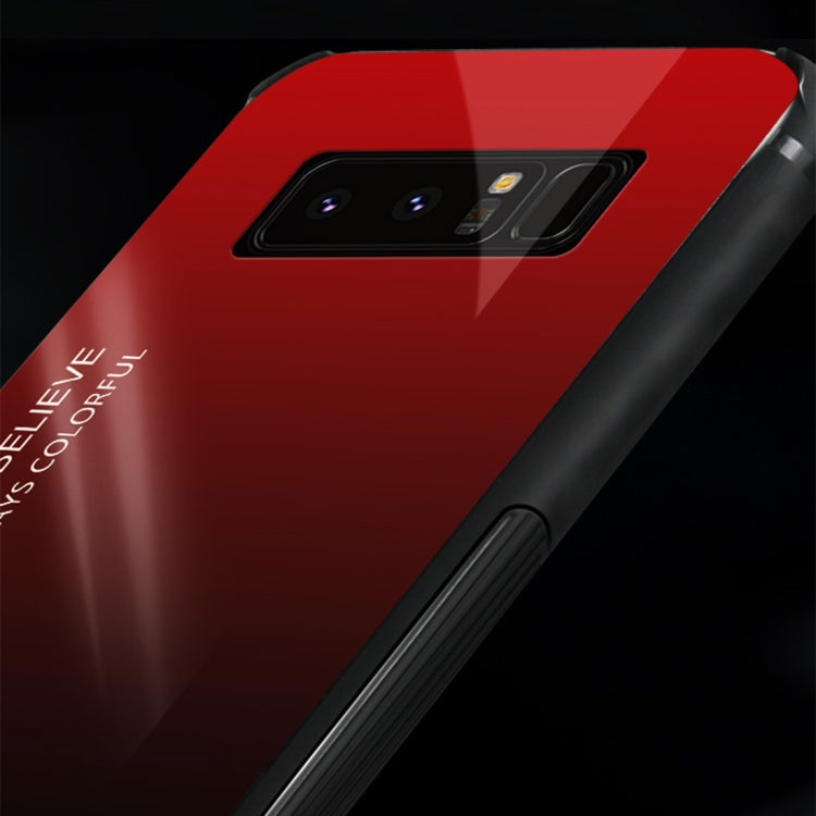 Gradient Color Glass Case for Galaxy Note 8