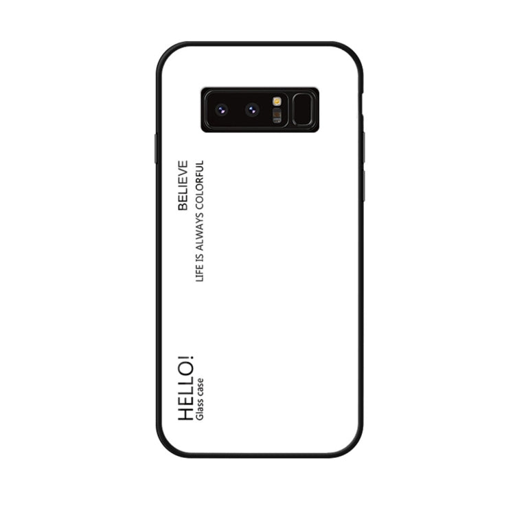 Gradient Color Glass Case for Galaxy Note 8