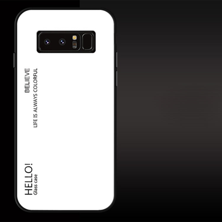 Gradient Color Glass Case for Galaxy Note 8