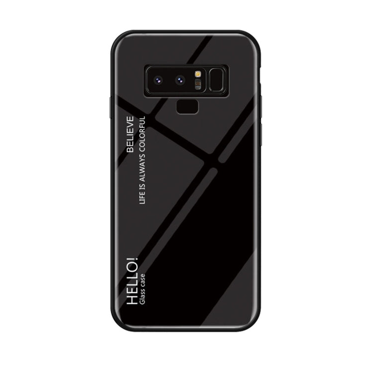 Gradient Color Glass Case for Galaxy Note9