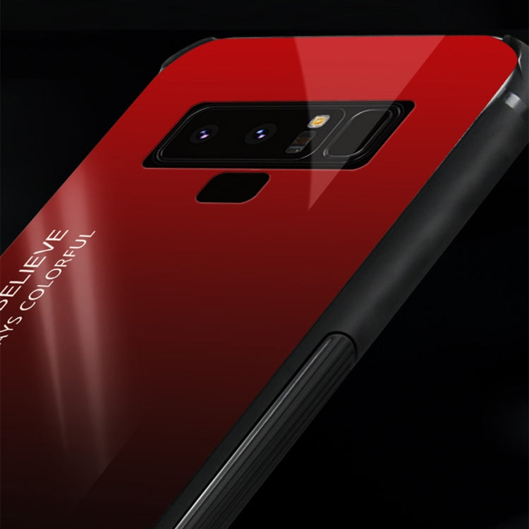Gradient Color Glass Case for Galaxy Note9