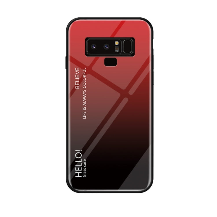 Gradient Color Glass Case for Galaxy Note9