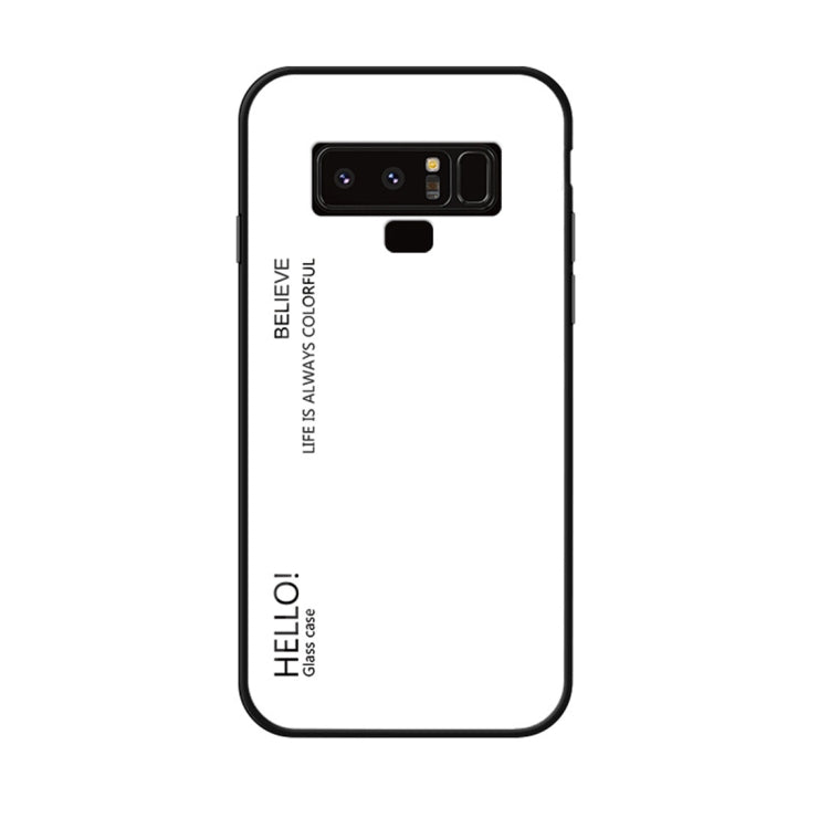 Gradient Color Glass Case for Galaxy Note9