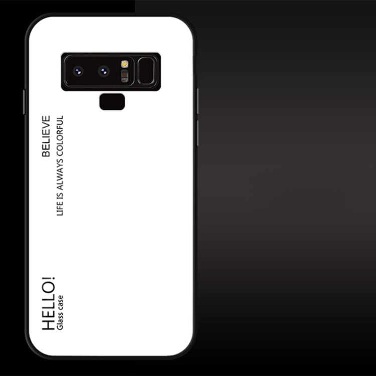 Gradient Color Glass Case for Galaxy Note9