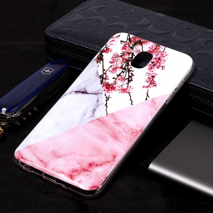 Marble Pattern Soft TPU Case For Galaxy J8 (2018)