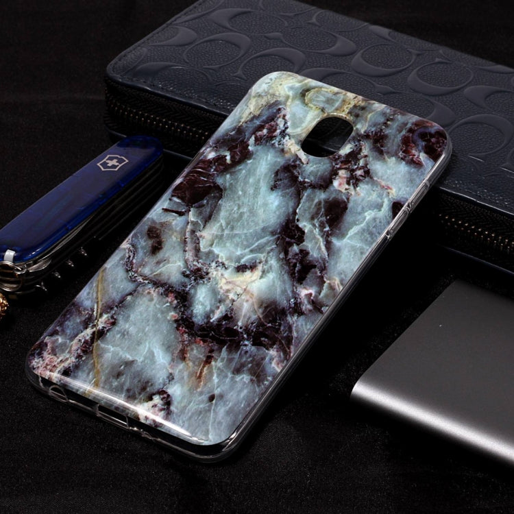 Marble Pattern Soft TPU Case For Galaxy J8 (2018)