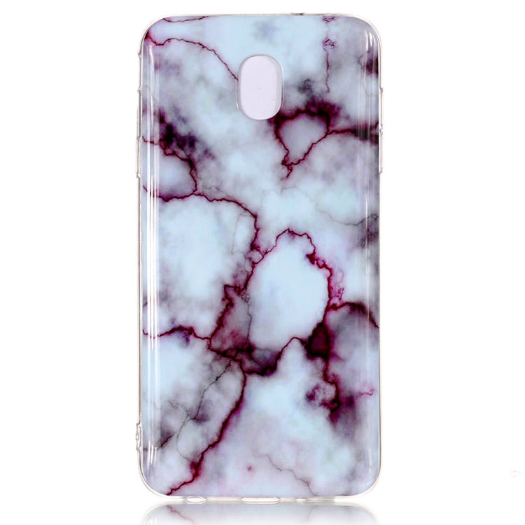 Marble Pattern Soft TPU Case For Galaxy J8 (2018)