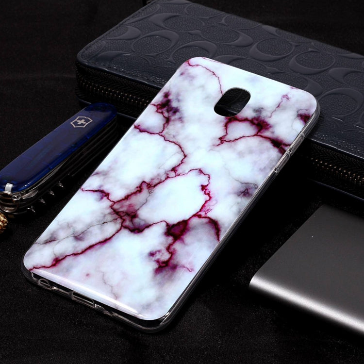 Marble Pattern Soft TPU Case For Galaxy J8 (2018)