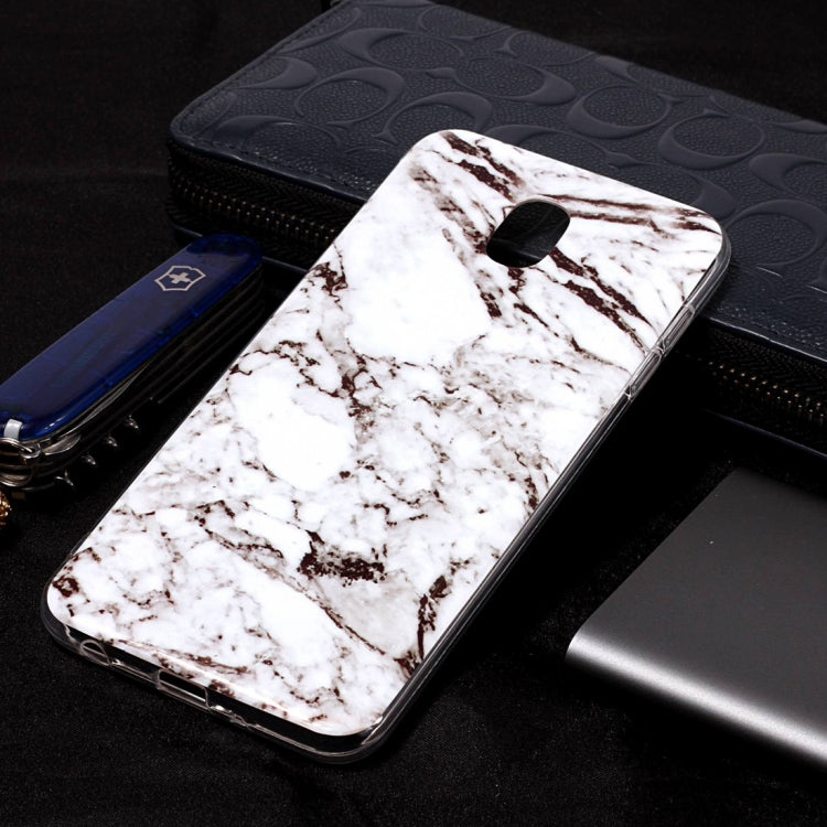 Marble Pattern Soft TPU Case For Galaxy J8 (2018)