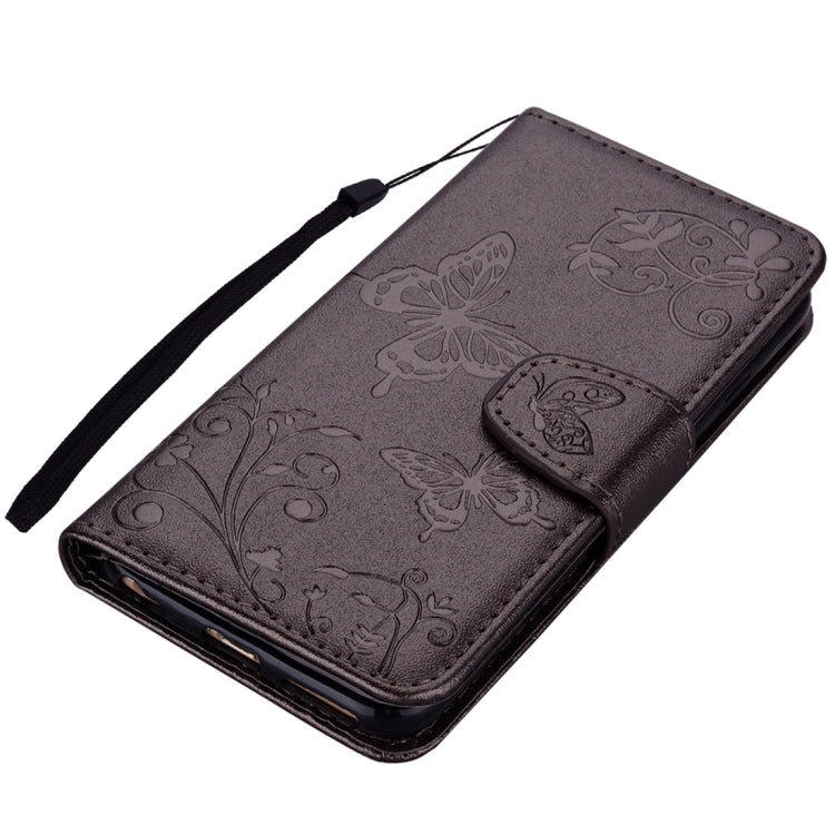 Floral Butterfly Pattern Horizontal Flip Leather Case with Mirror & Card Slot & Holder & Wallet & Lanyard For Galaxy Note9