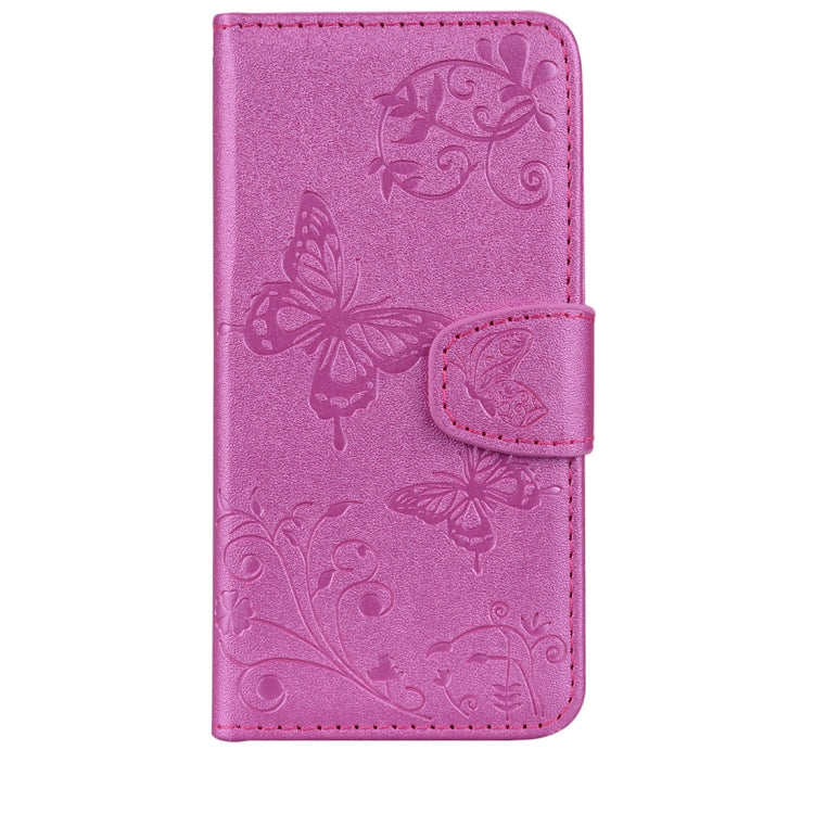 Floral Butterfly Pattern Horizontal Flip Leather Case with Mirror & Card Slot & Holder & Wallet & Lanyard For Galaxy Note9